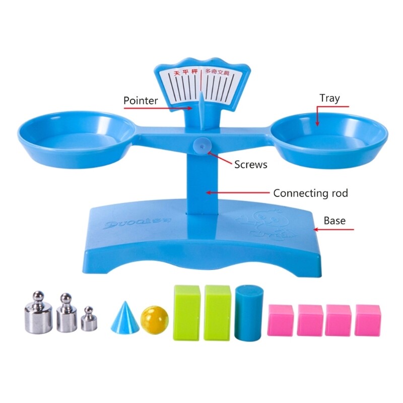 Kids Pallet Balance Scale Educational Toy Preschool Toy Puzzle Toy Counting Toys
