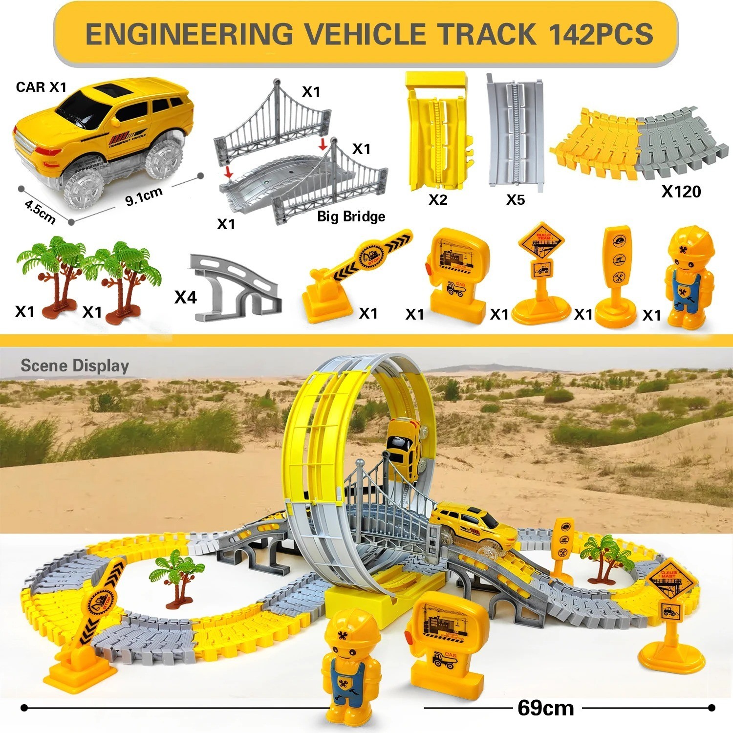Track Car Train Toys Children Electric Track Toy Cars Educational Toys