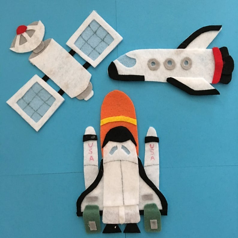 Outer Space Felt Set for Flannel or Felt Board Play