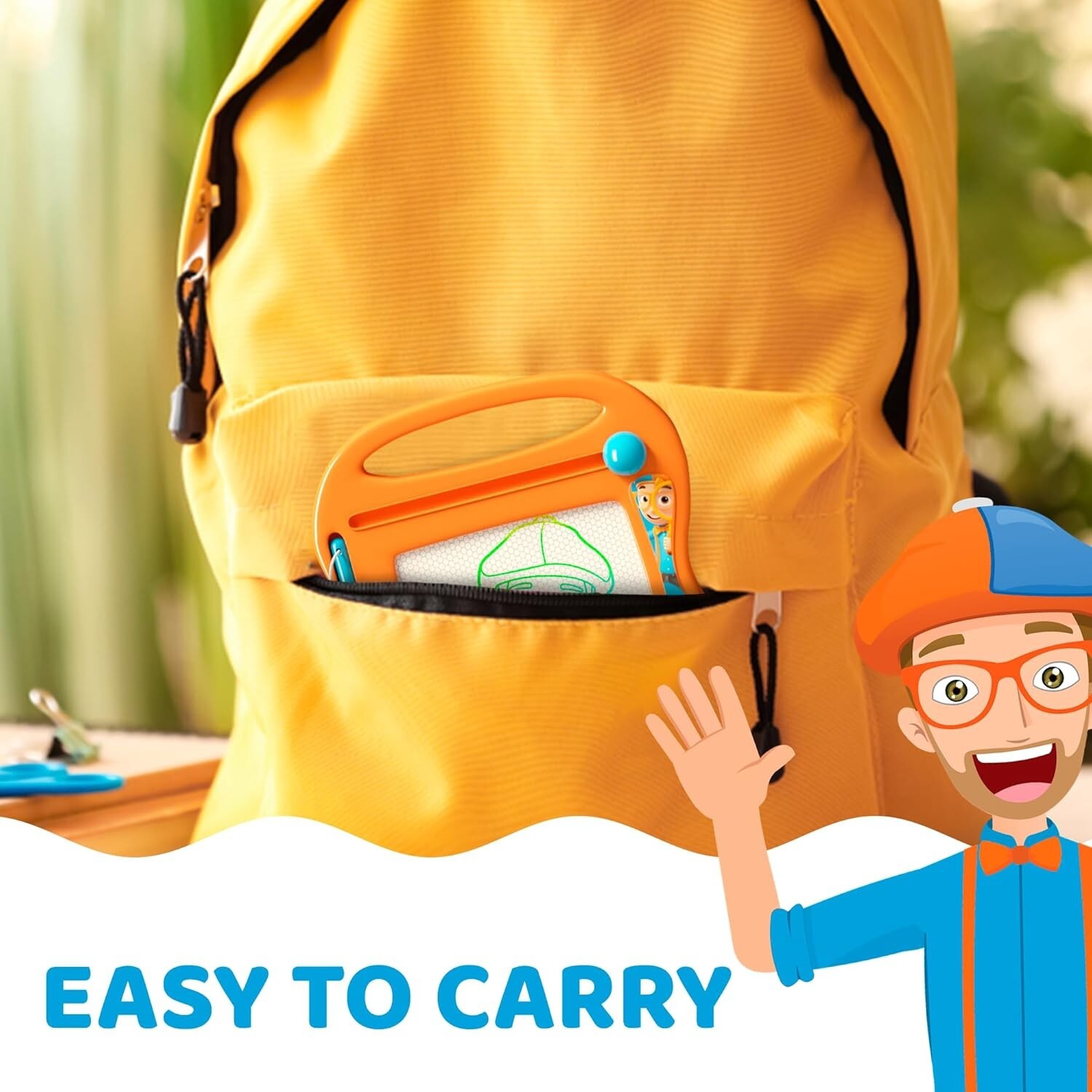 Lollipop Blippi Magnetic Travel Sketcher – A Portable Drawing Pad for Kids
