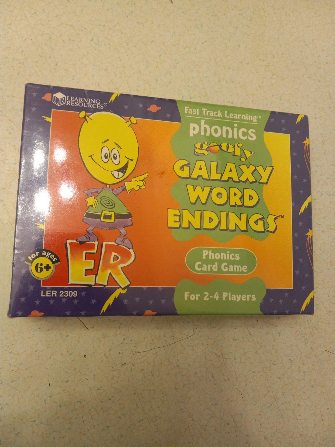 Learning Resources Phonics Galaxy Word Endings Card Game Homeschool NEW