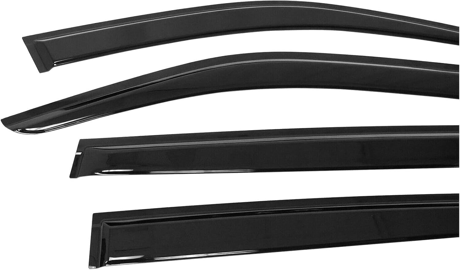 Tape-On Side Rain Guards Suitable for 2021-2024 Volkswagen Taos, Vent Window