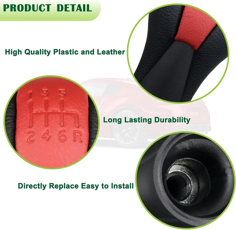 Gear Shift Knob Shifter Handle Compatible with 2009-2021 Nissan 370Z Nismo