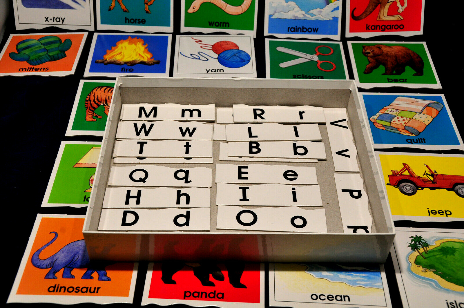 Didax Basic Skills Learning Puzzle Alphabet 26 Self-Matching Puzzles Phonics