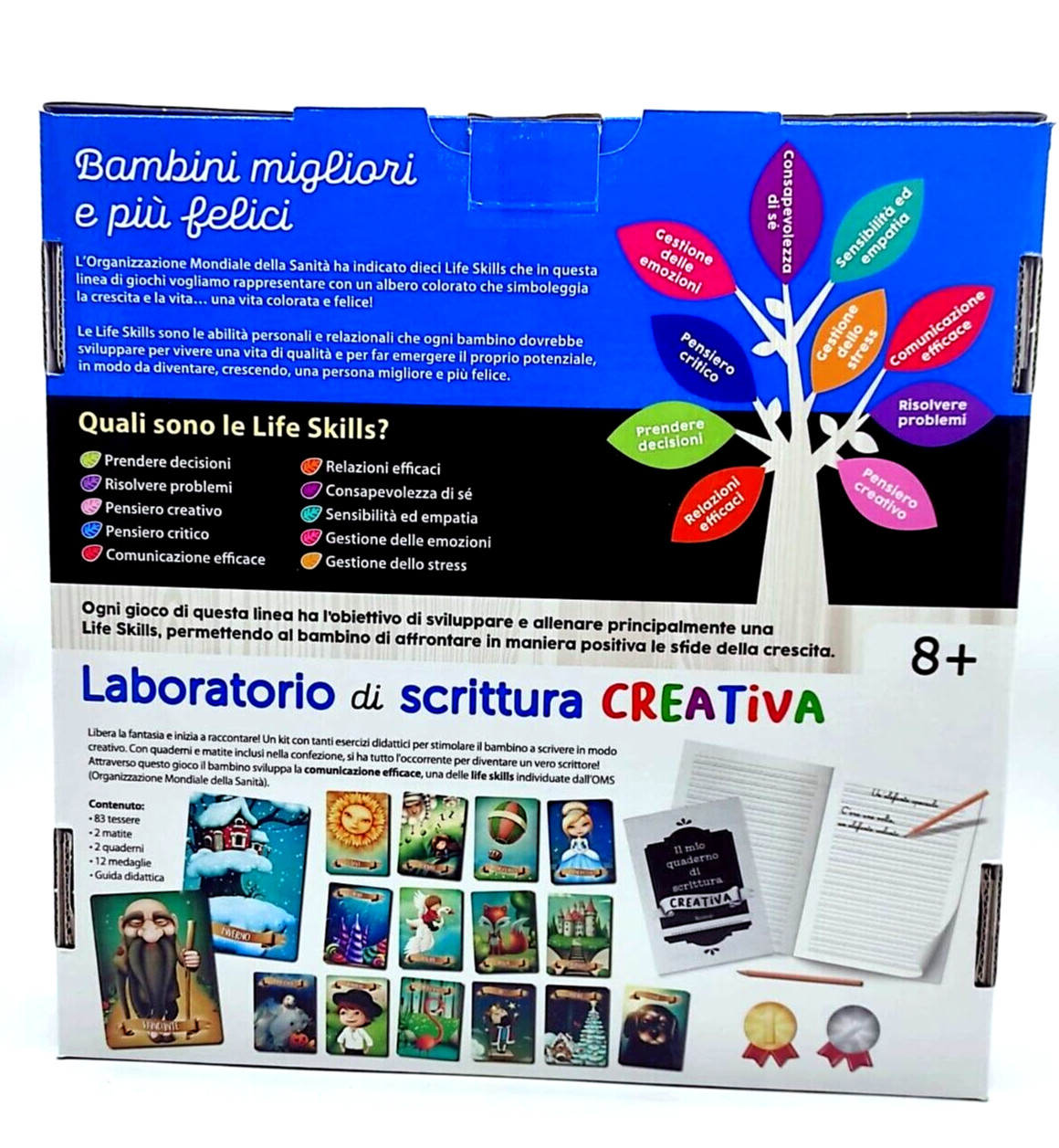 LABORATORIO DI SCRITTURA CREATIVA LIFE SKILLS IMPARA made in italy by lisciani