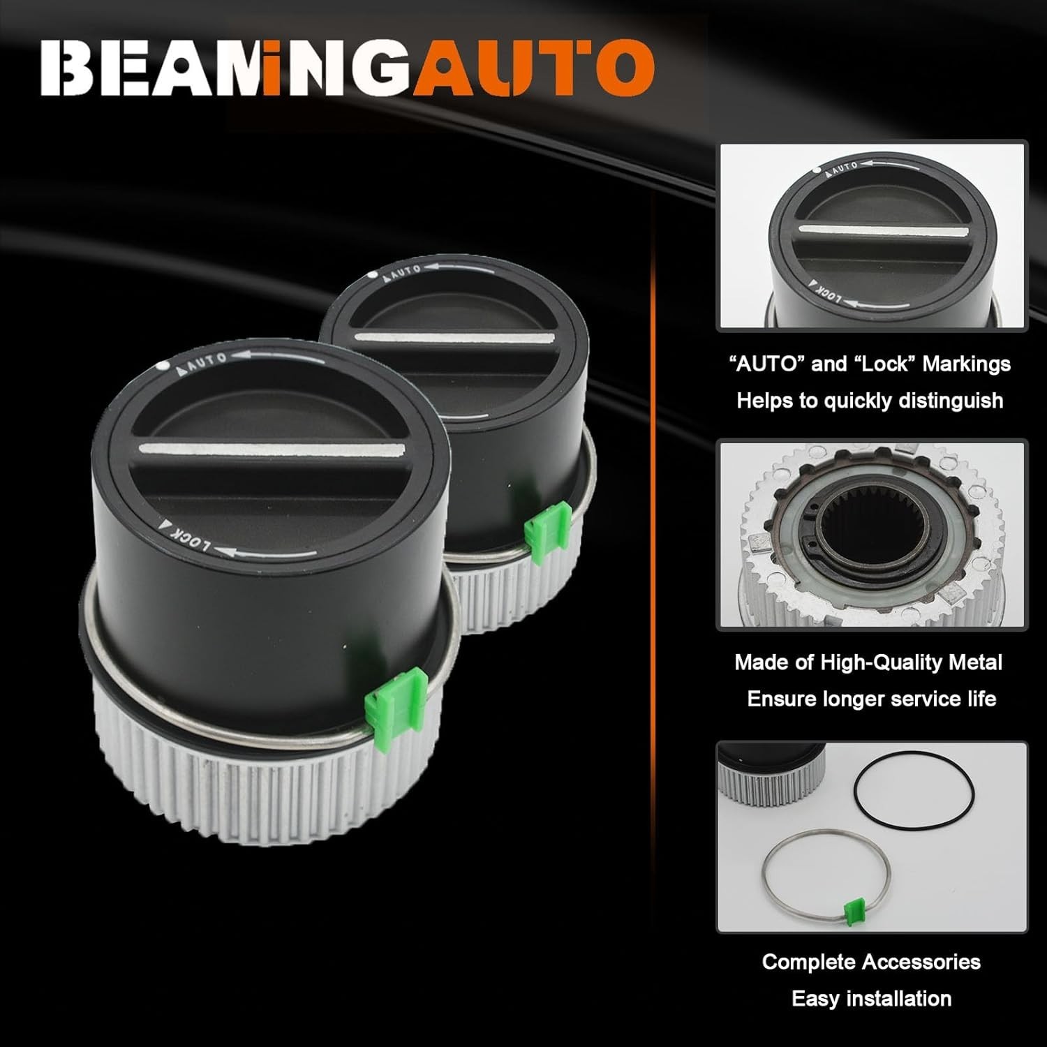 4WD Auto Locking Hub Pair Kits Replacement for 1999-2004 Ford F250 F350 F450 F55