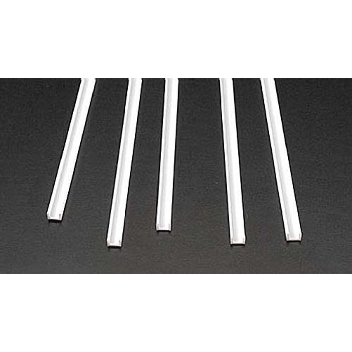 Plastruct 90584 UFS-6 Deep Channel,White (5) 3/16″ H x.135″ W x.030″ T x 15″Long