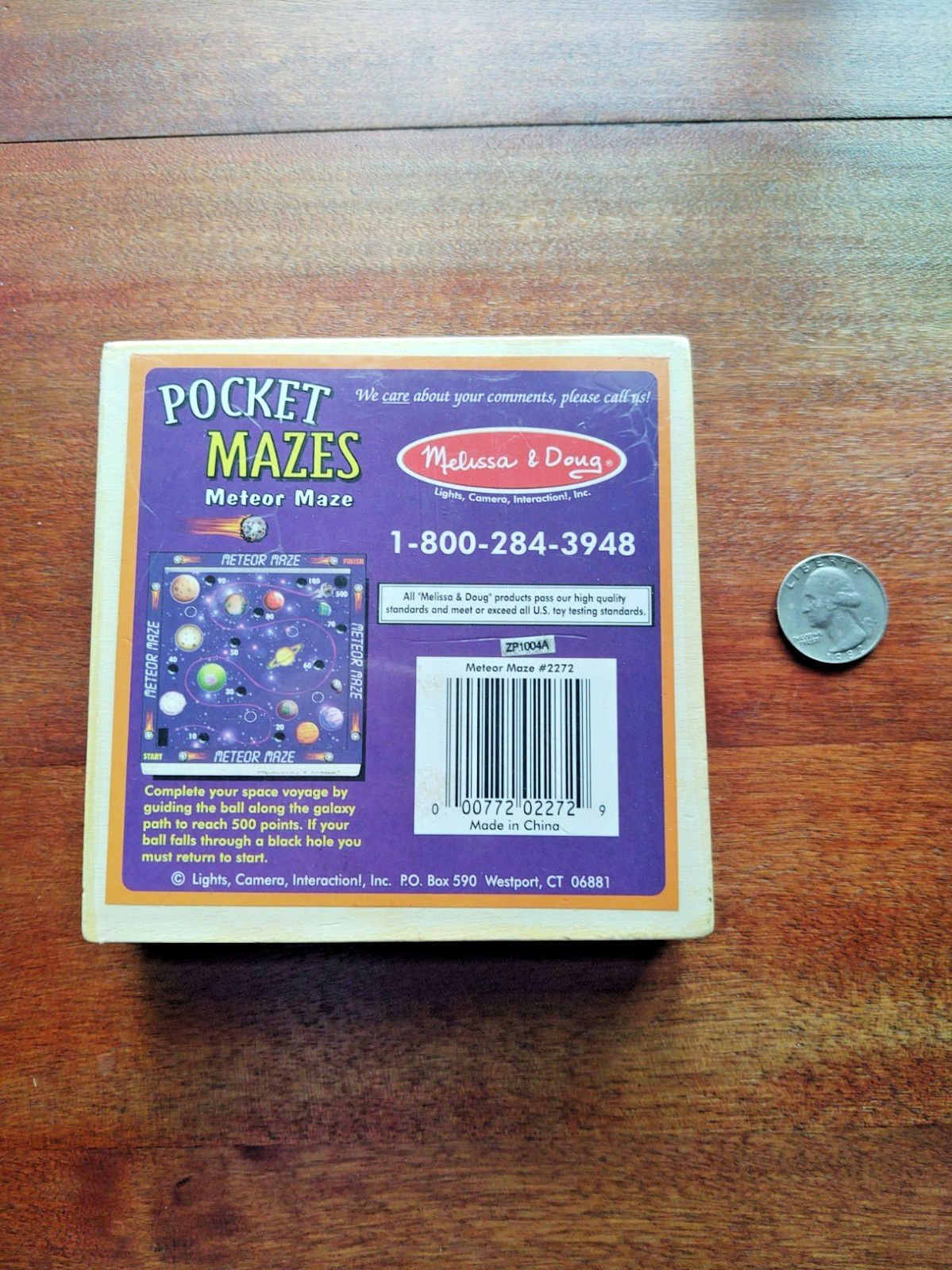 Meteor Maze Wooden Pocket Maze by Melissa & Doug
