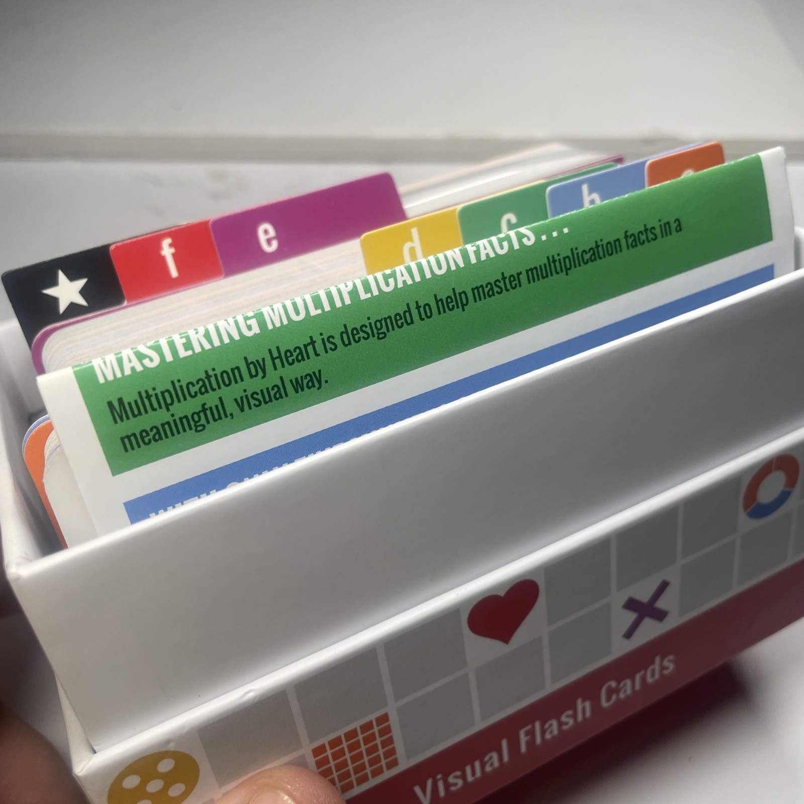 Math for Love Multiplication by Heart Visual Flash Cards for Multiplication f…