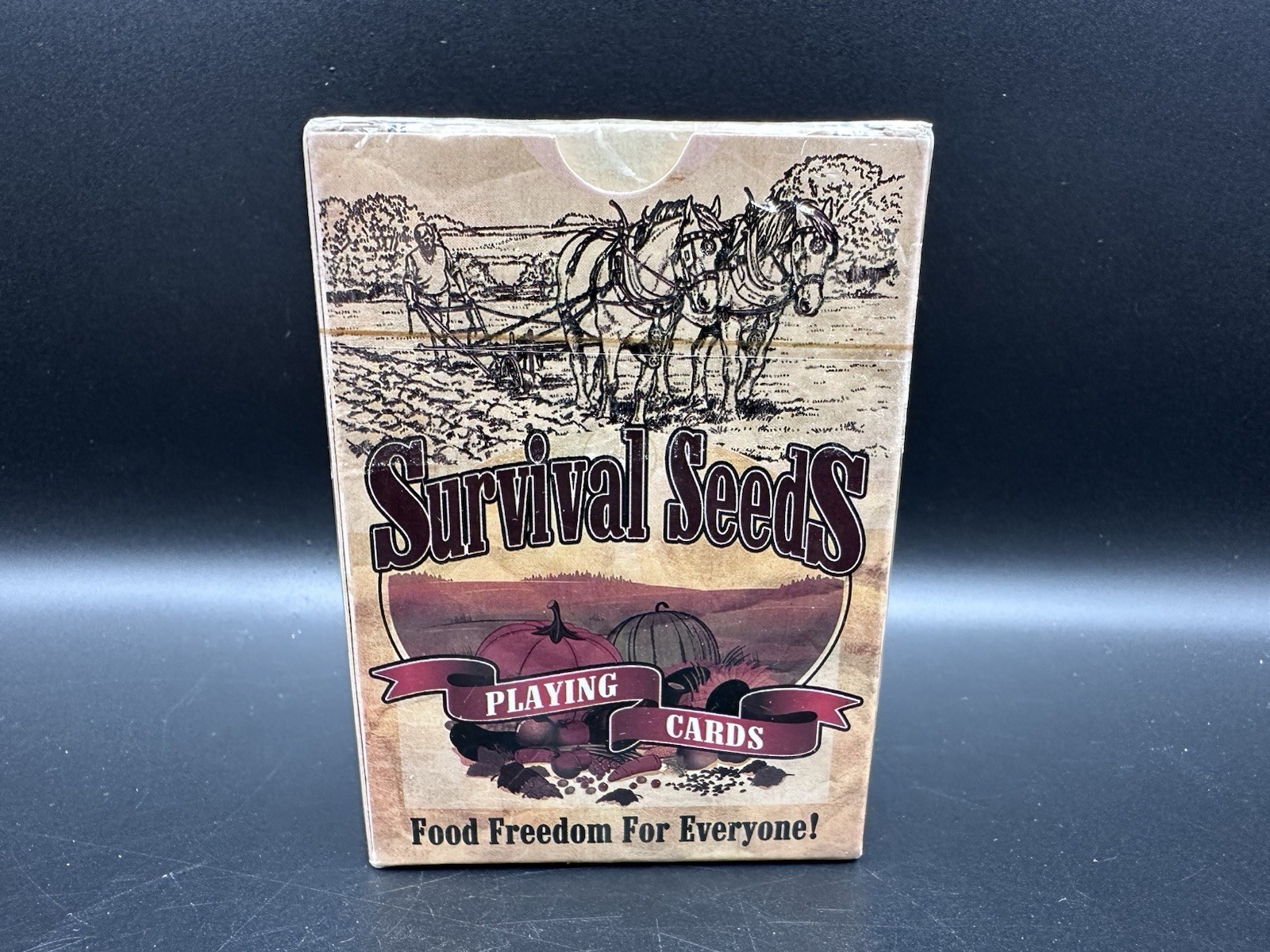 Survival Seeds Playing Cards Gardening Vegetables Food Prepper NEW