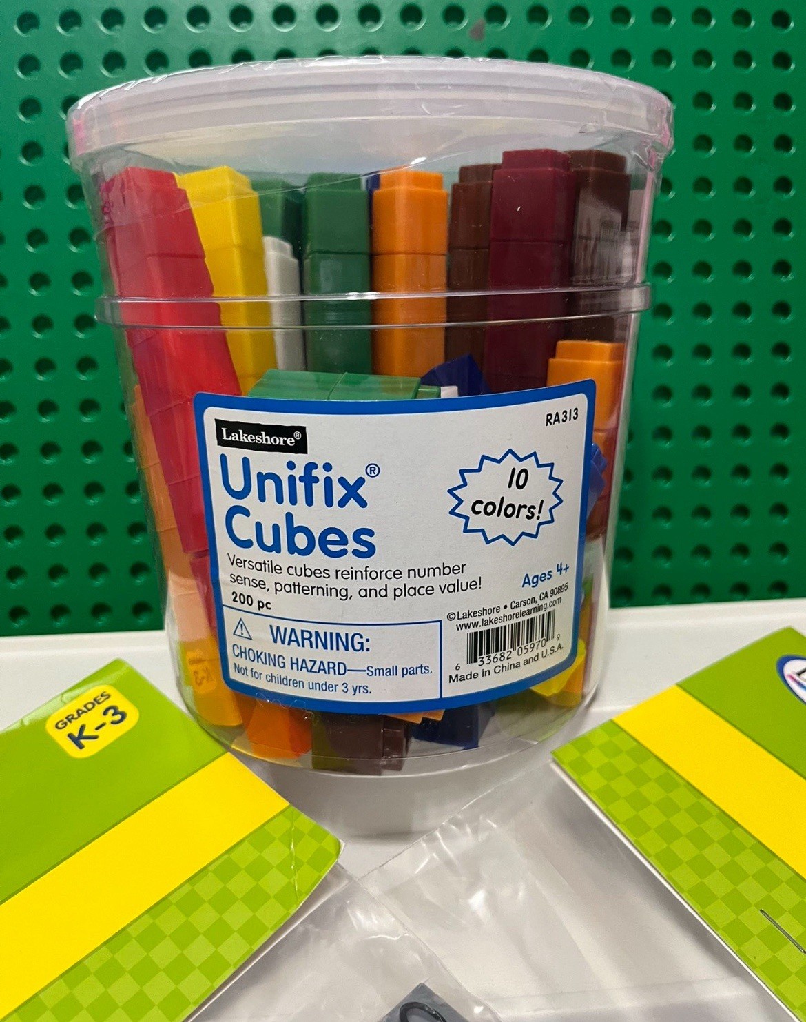 Lakeshore Unifix Cubes 10 Colors and Didax Unifix cubes 1-10 Stairs NEW/ SEALED