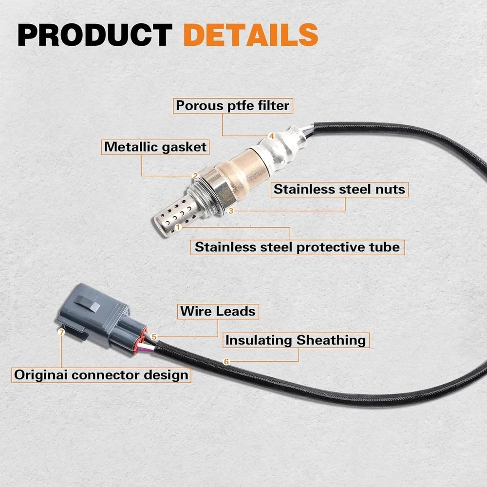 2Pcs Upstream and Downstream Oxygen O2 Sensor for 2003-2006 Vibe,2003-2004 Corol