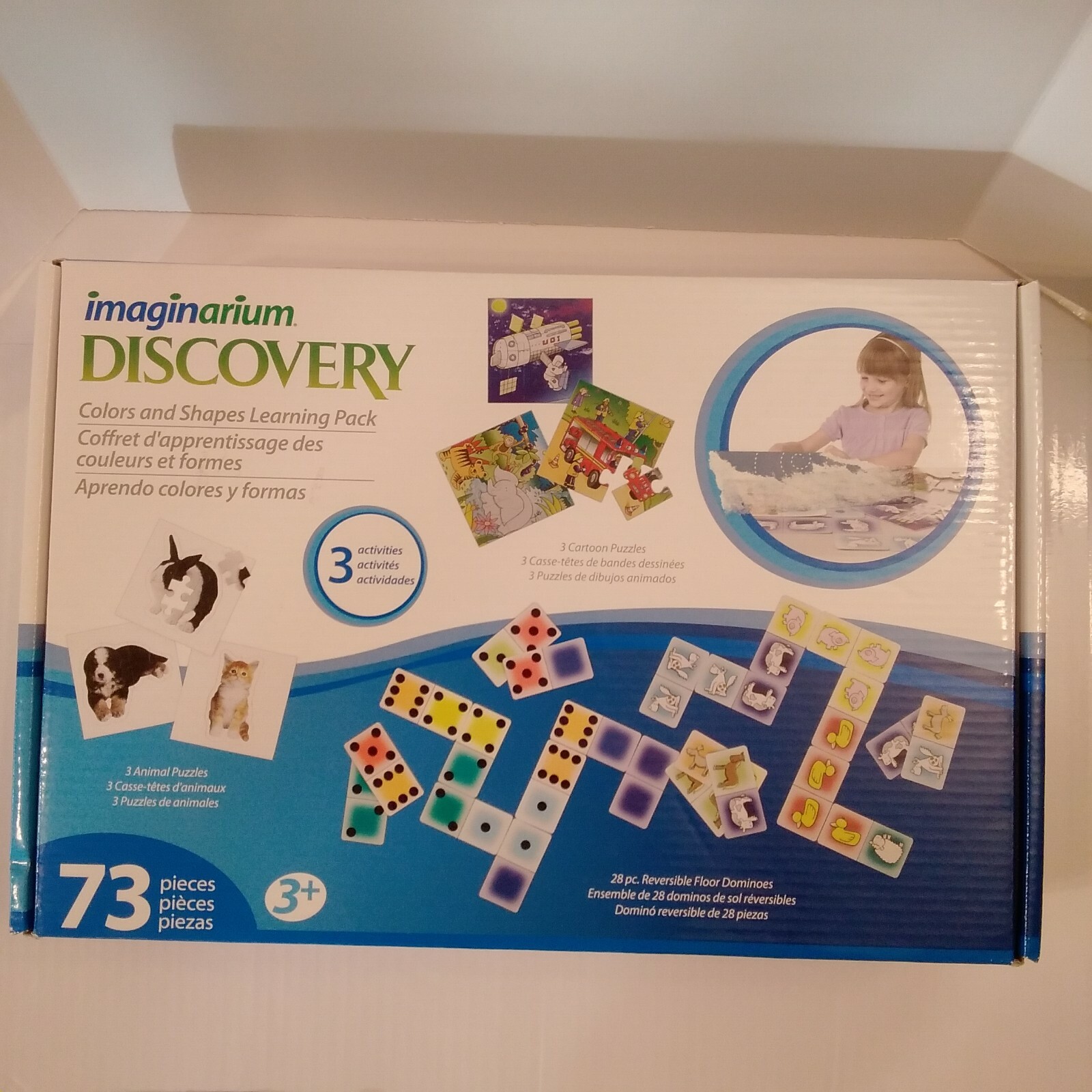 Imaginarium Discovery 73 Piece Colors & Shapes Learning Pack 3 Activities NIB