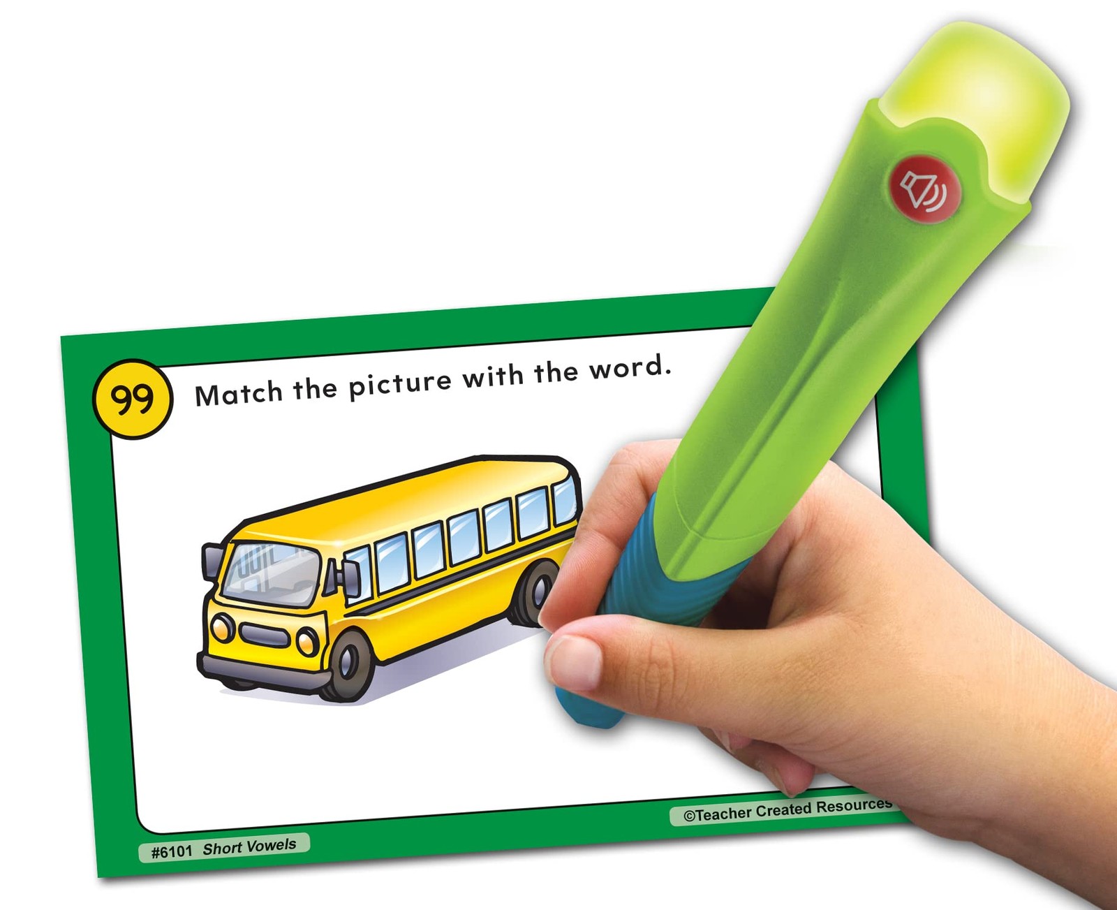 Multicolor Flash Cards Set 53 Double Sided for Reading Skills with Power Pen Use