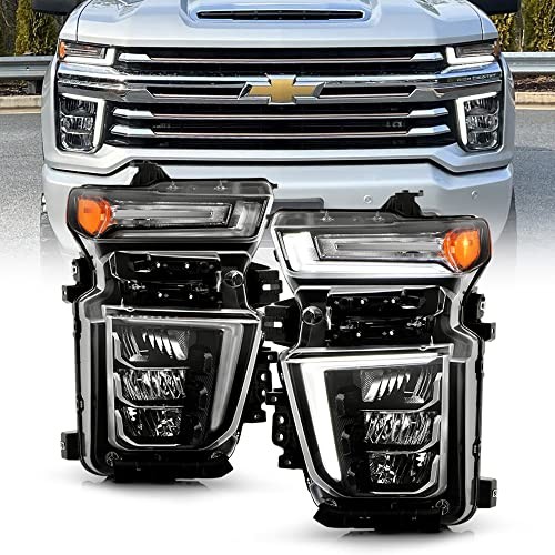 20-23 Chevy Silverado 2500HD 3500HD LED Headlights Pair Right & Left 84738618