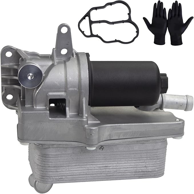 Upgrade Aluminum Engine Oil Filter Housing Assembly Compatible with