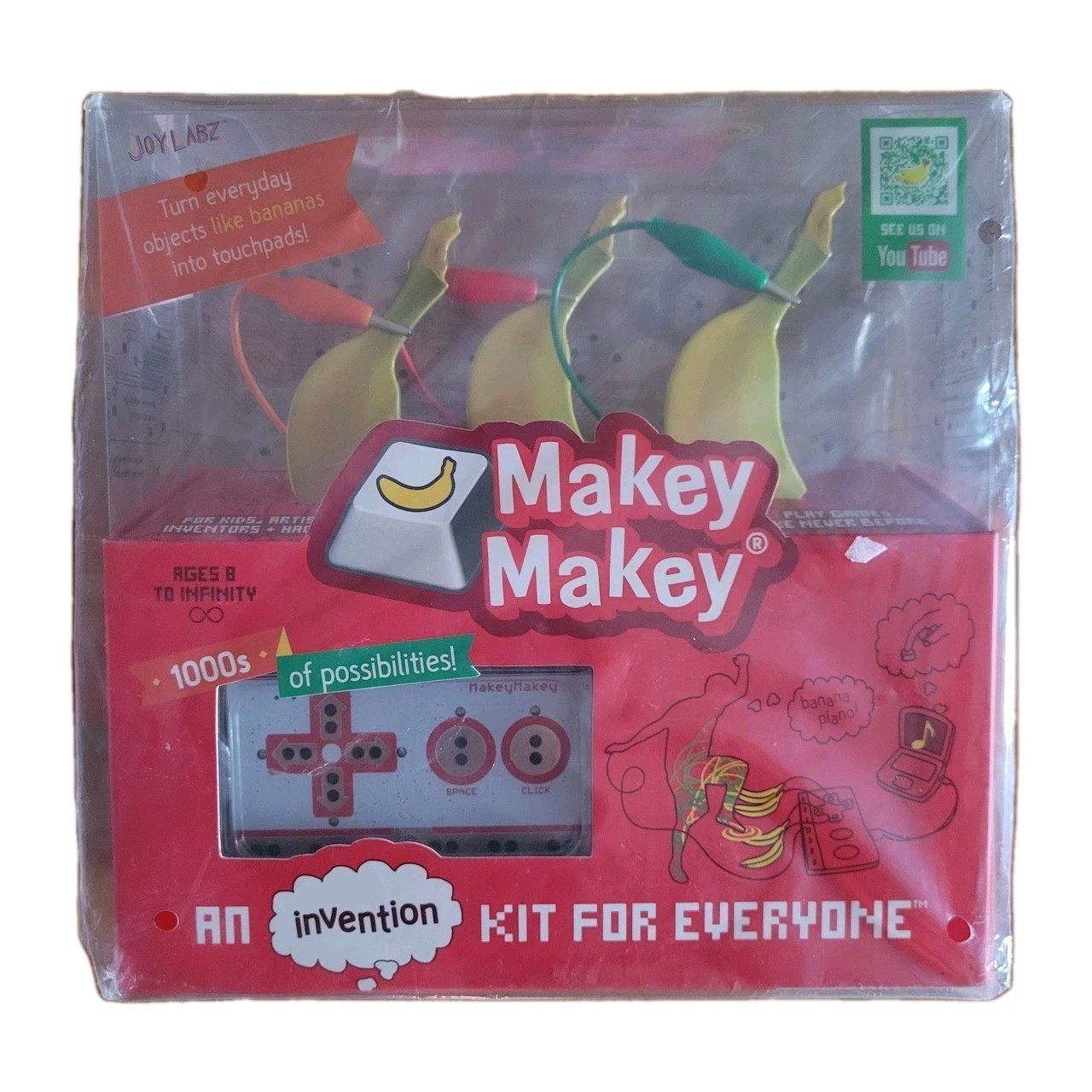 Makey Makey Joylabz Invention Kit For Everyone 100s of Possibilities