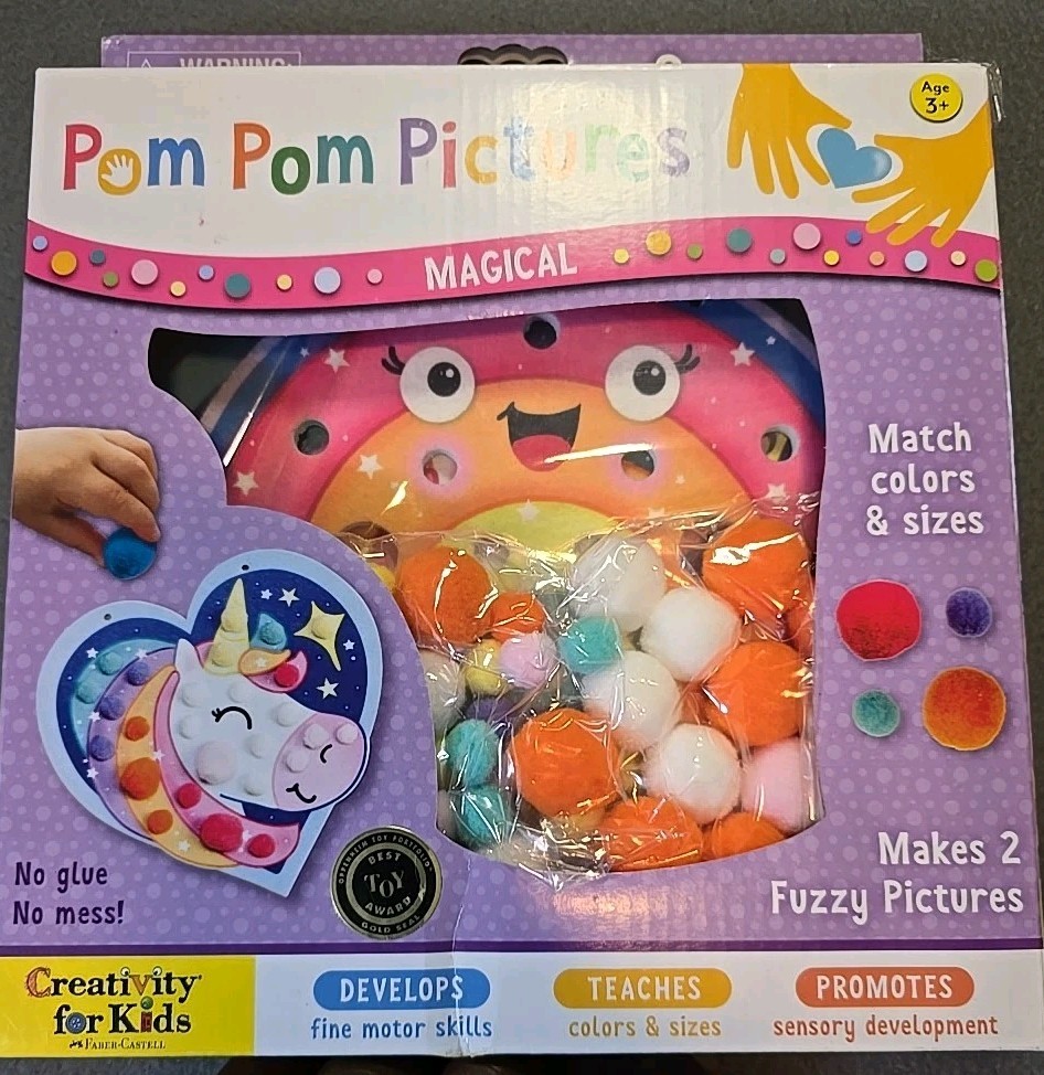 Pom Pom Pictures: – Train and Plane – Preschool Learning Activity, Sensory Toys