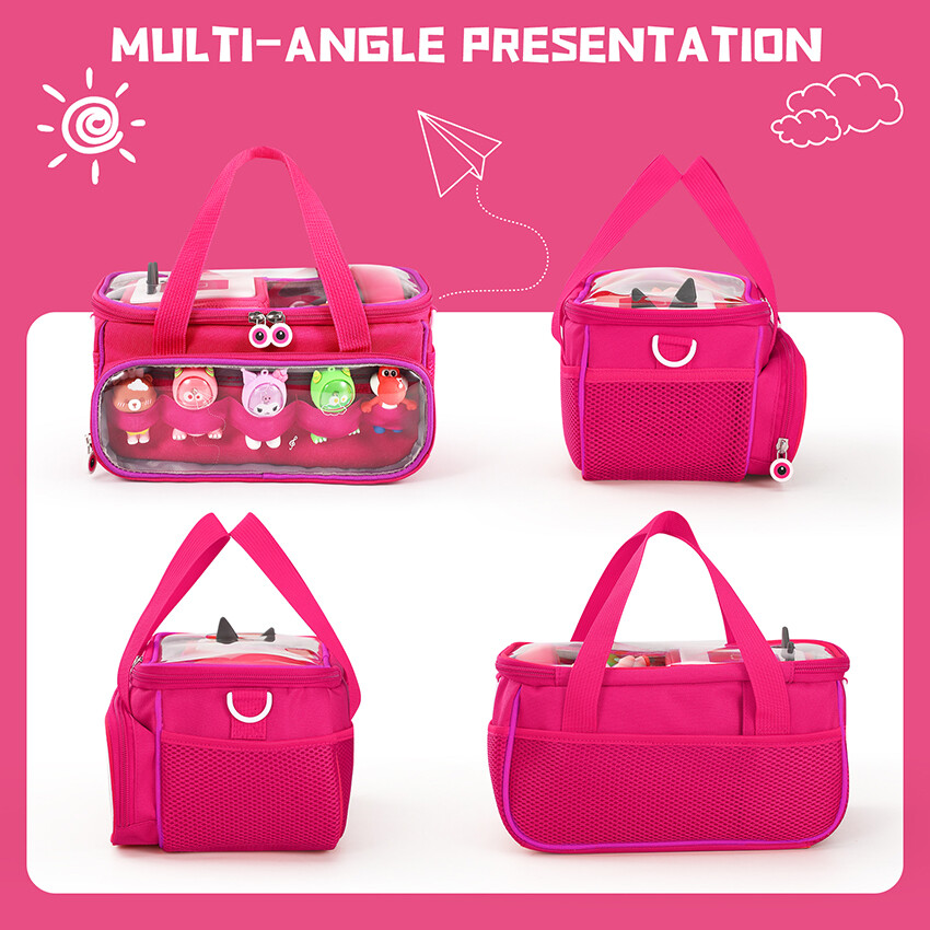 Transparent Lid Storage Bag Carrying Case Organizer Pouch for TONIEBOX Starter