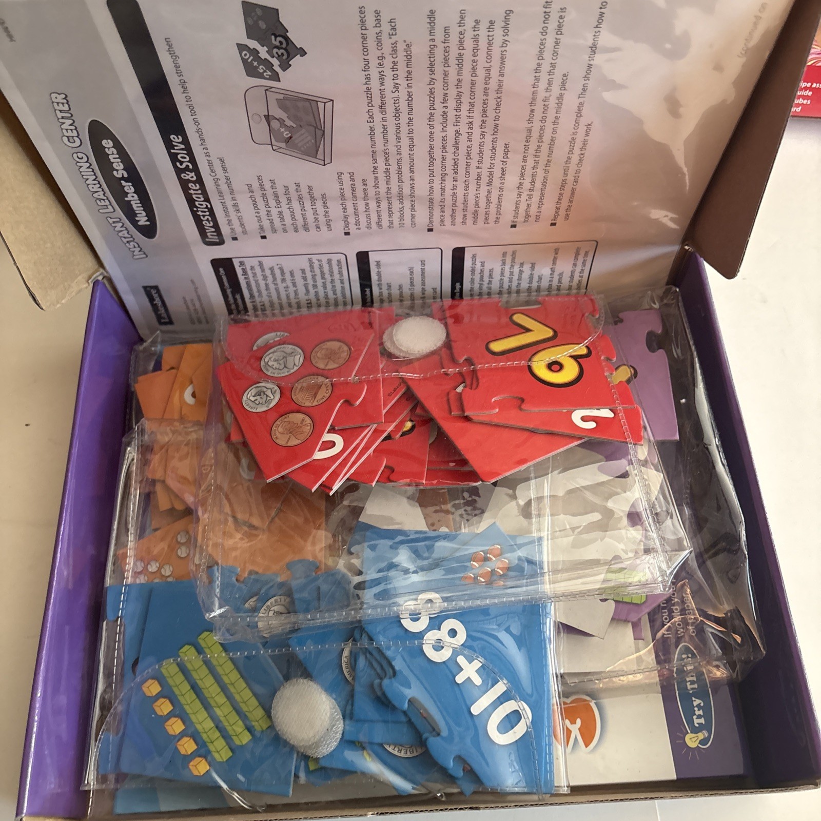 Learning Center Lakeshore Activity Set Lot Of 9 Games 7+ Homeschool Education