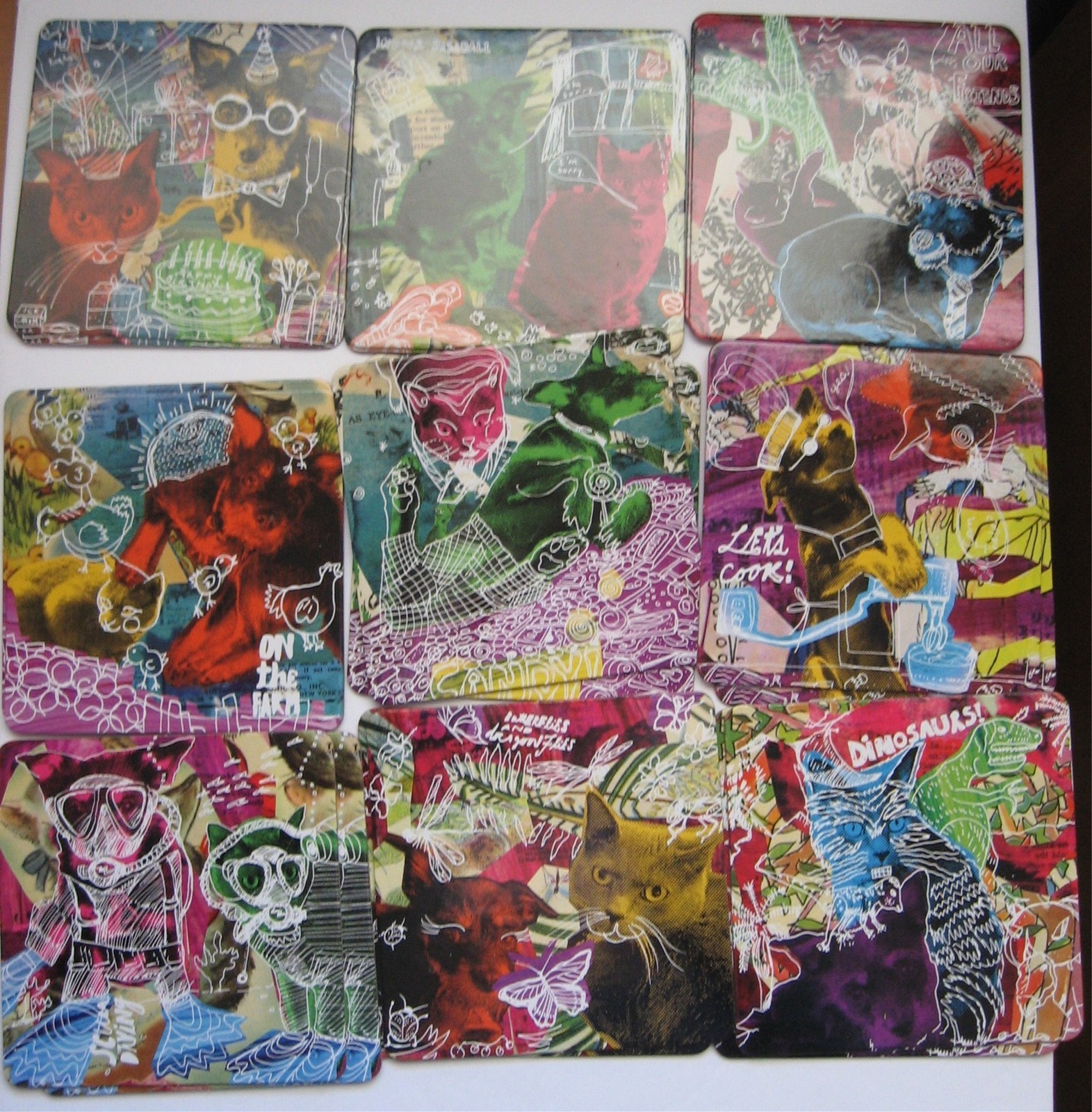 Melvin + Simon Matching Game Collage Cards Age 4+ Pairs Memory Activity