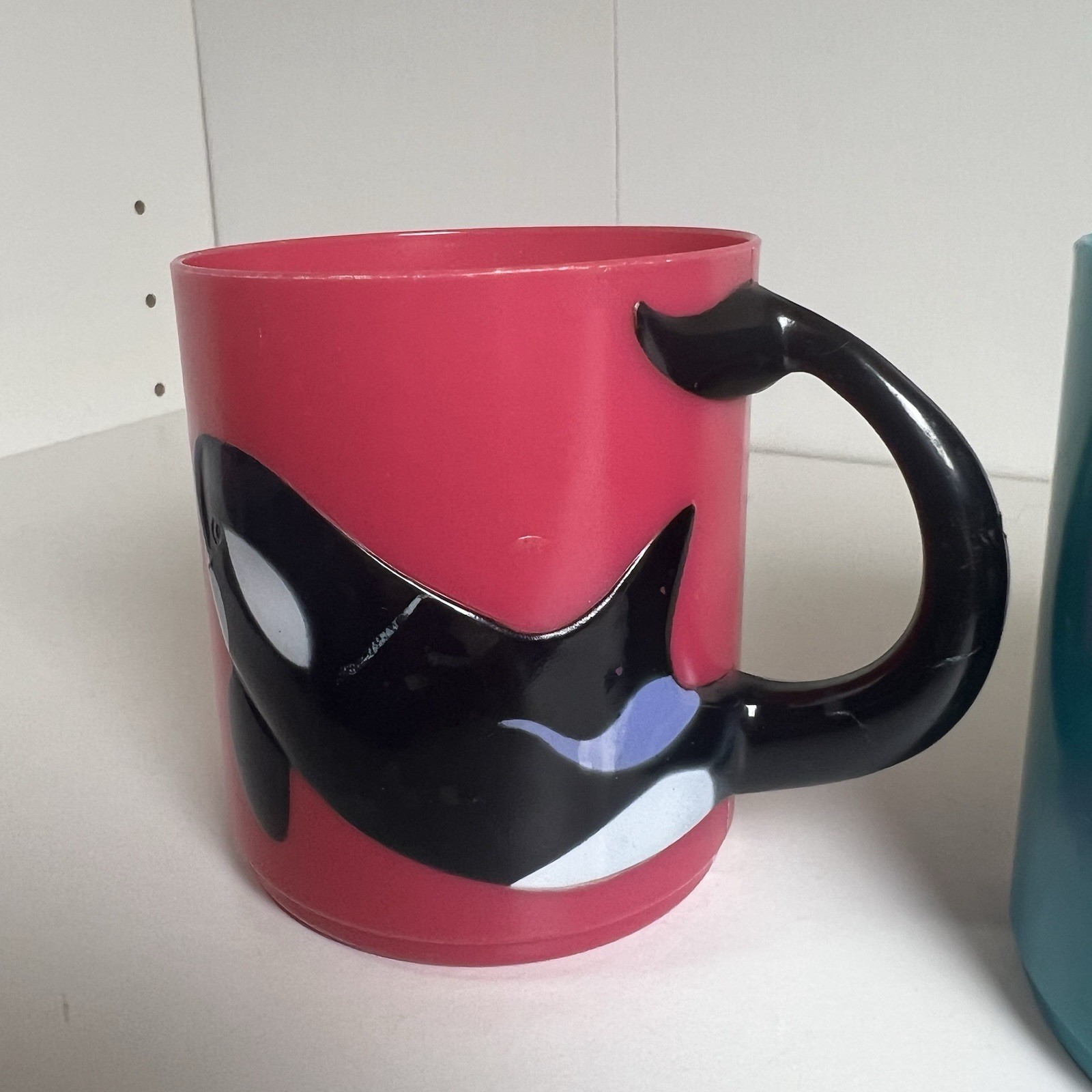 Children’s Plastic Drinking Handled Mugs – Seal, dolphin, whale -birght colored