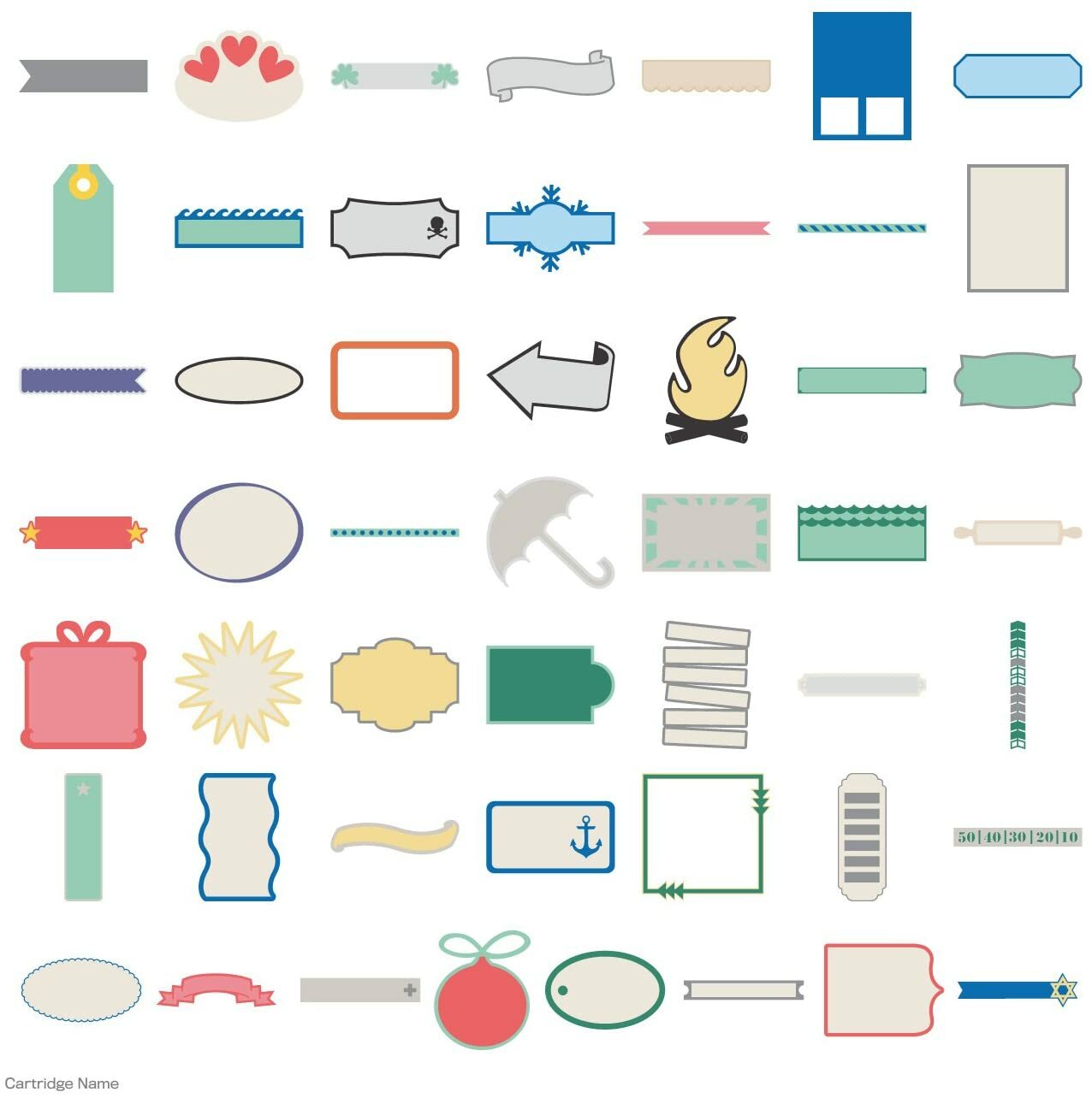 Cricut Family Album Cartridge – 350 Unique Images