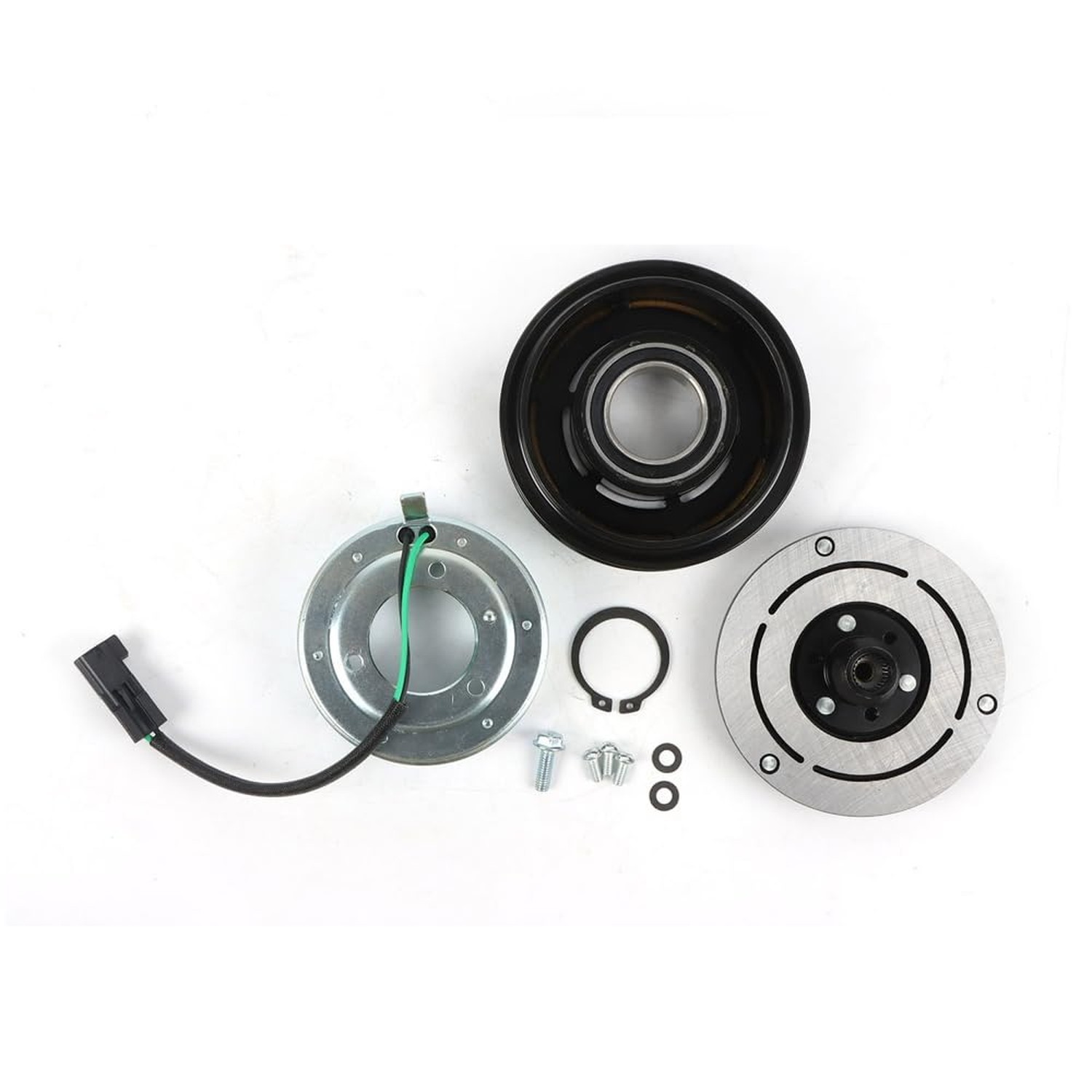 AC Compressor Clutch Kit Fit for 2011-2017 Mustang 5.0L V8, for 2015-2017 Mus…