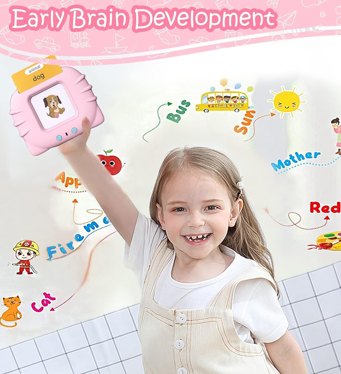 510 Sight Words Talking Flash Cards Toddler Toys Pocket Speech for Toddlers
