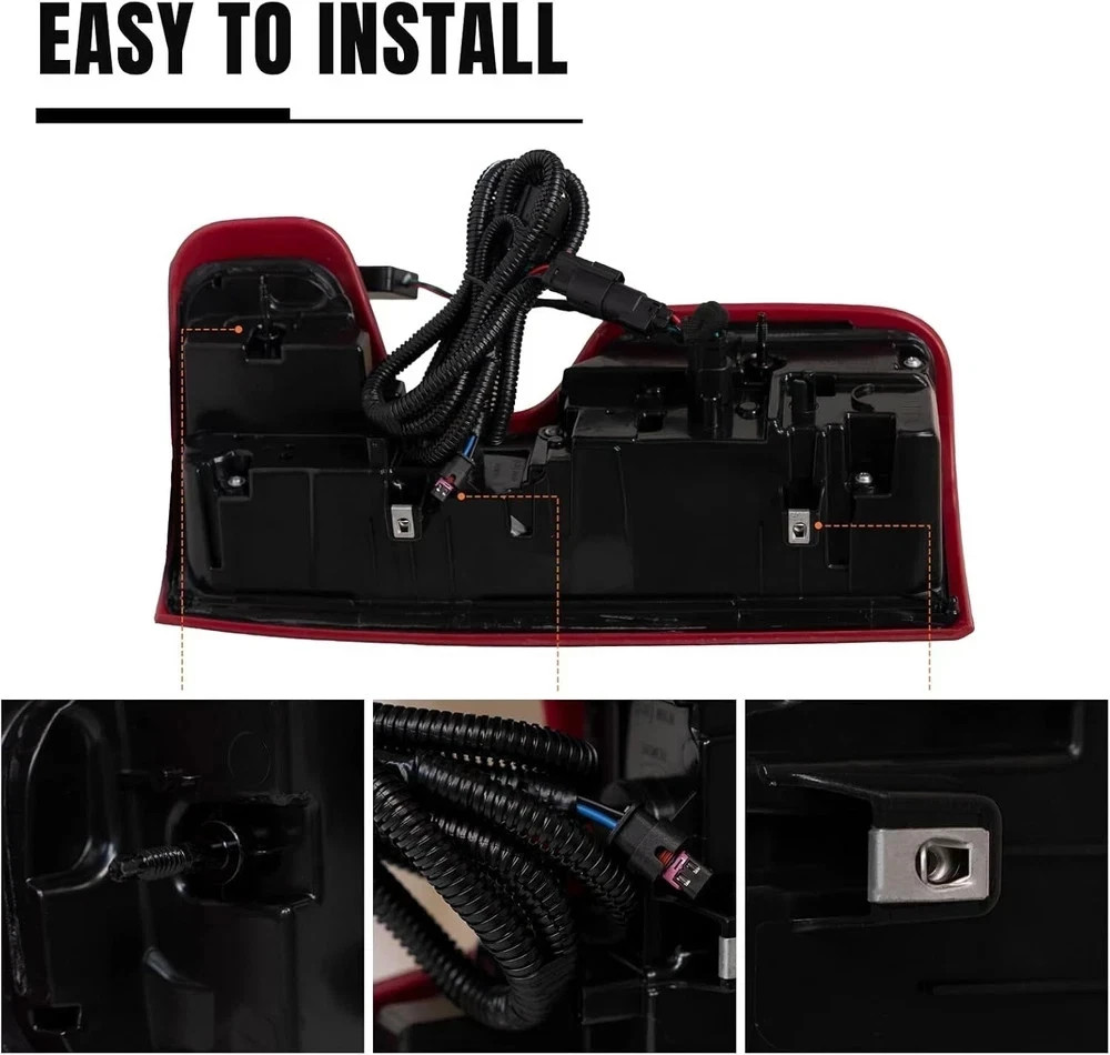 LED Tail Light Assembly Compatible with 2019-2023 Chevy Silverado 1500 left side