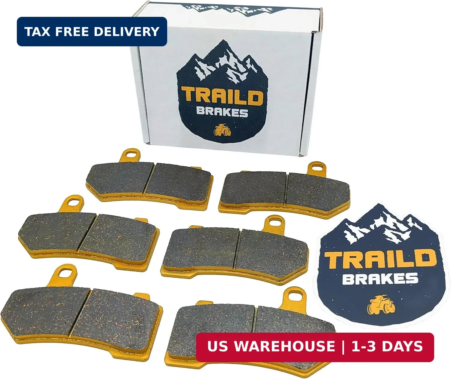 Traild Harley-Davidson Touring Ceramic Brake Pads 2008-2026 Road King Street Gli