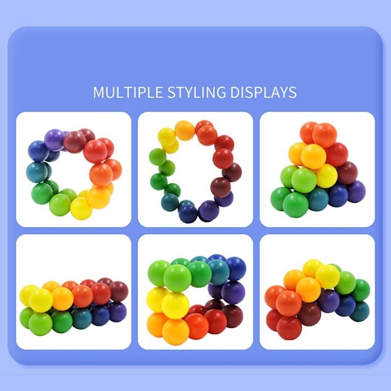 Anti Stress Puzzle Ball Twist Squeeze Brain Teaser Game for All Ages