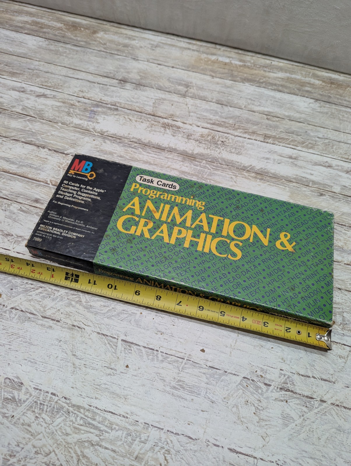 milton bradley board games task cards programming animation & graphics Apple PC