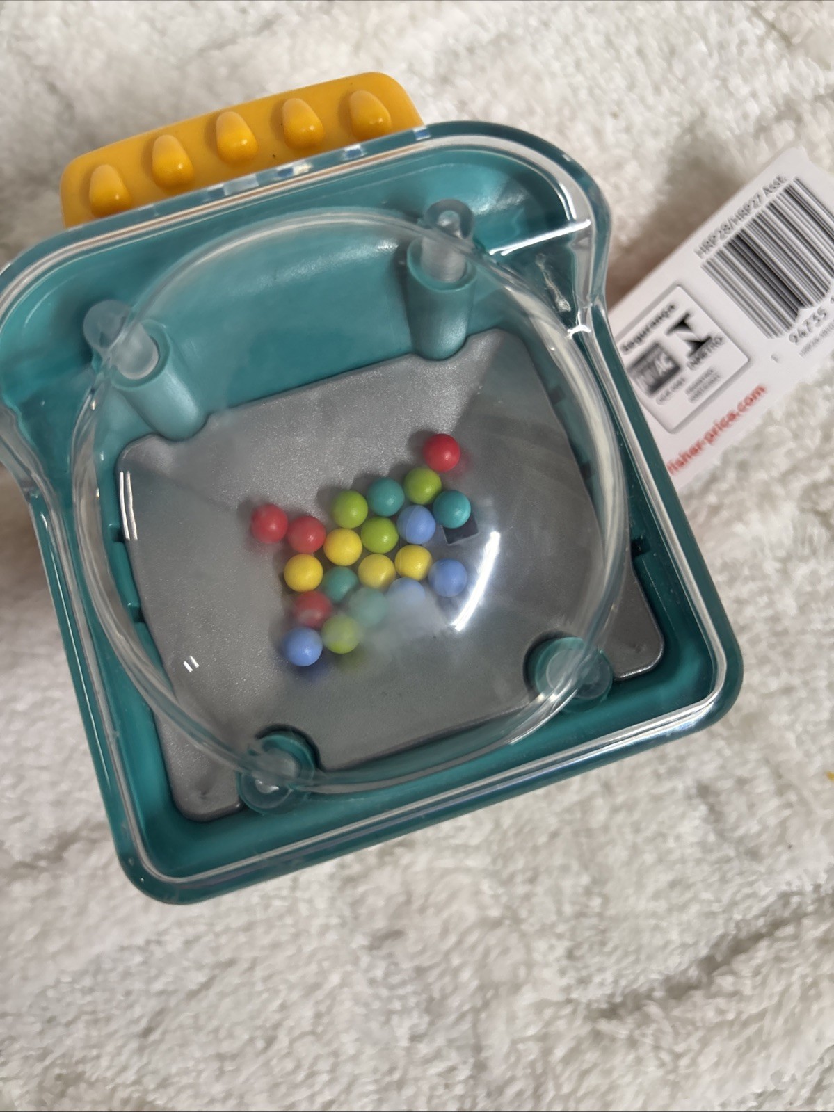 Fisher-Price Baby Toy Poppity Pop Dump Truck Ball Popper Push-Along Vehicle, Age