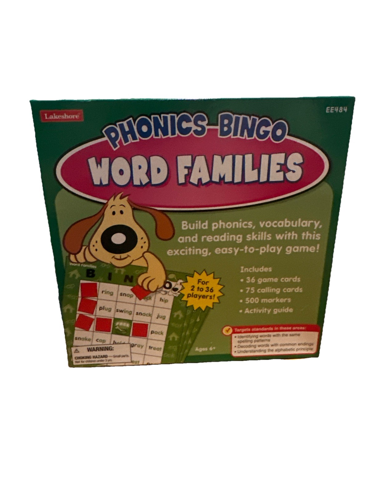 Lakeshore Phonics Bingo Children’s Educational Learning Game (EE484)
