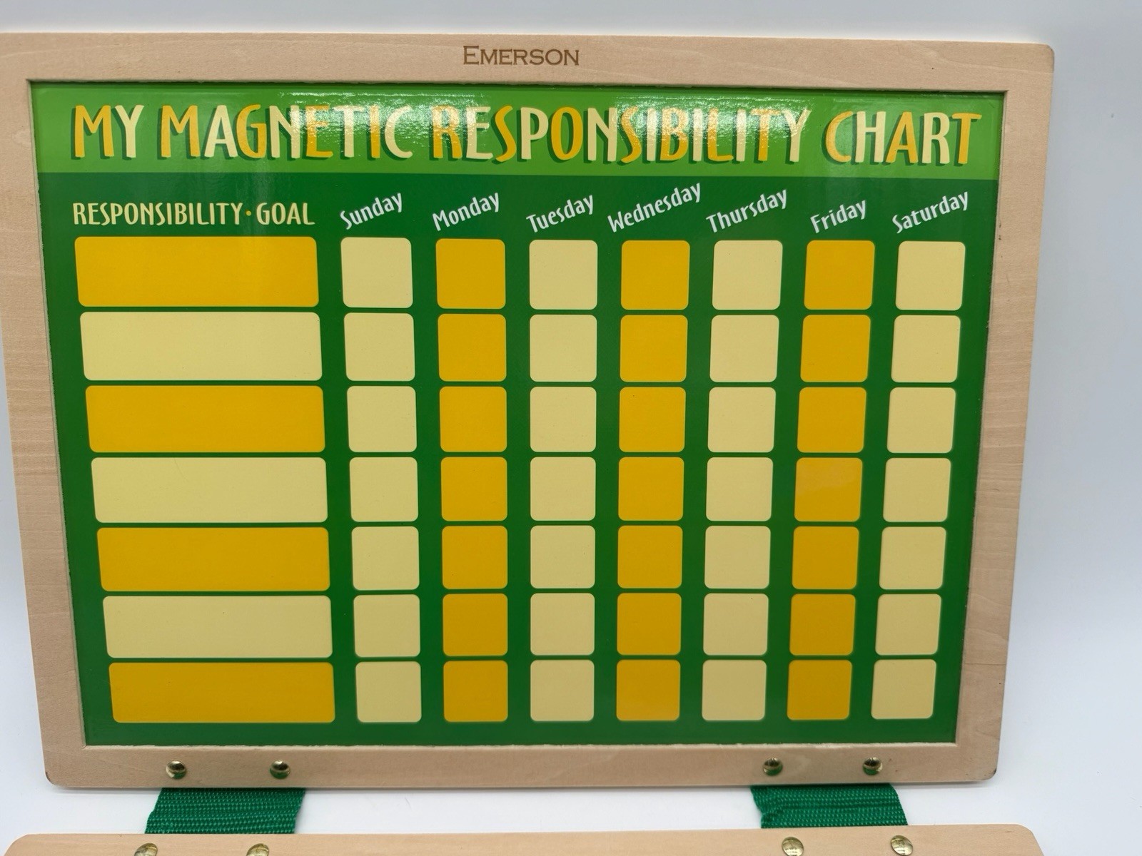 Melissa & Doug Magnetic Responsibility Chart Kids Educational Organize 63 Pieces