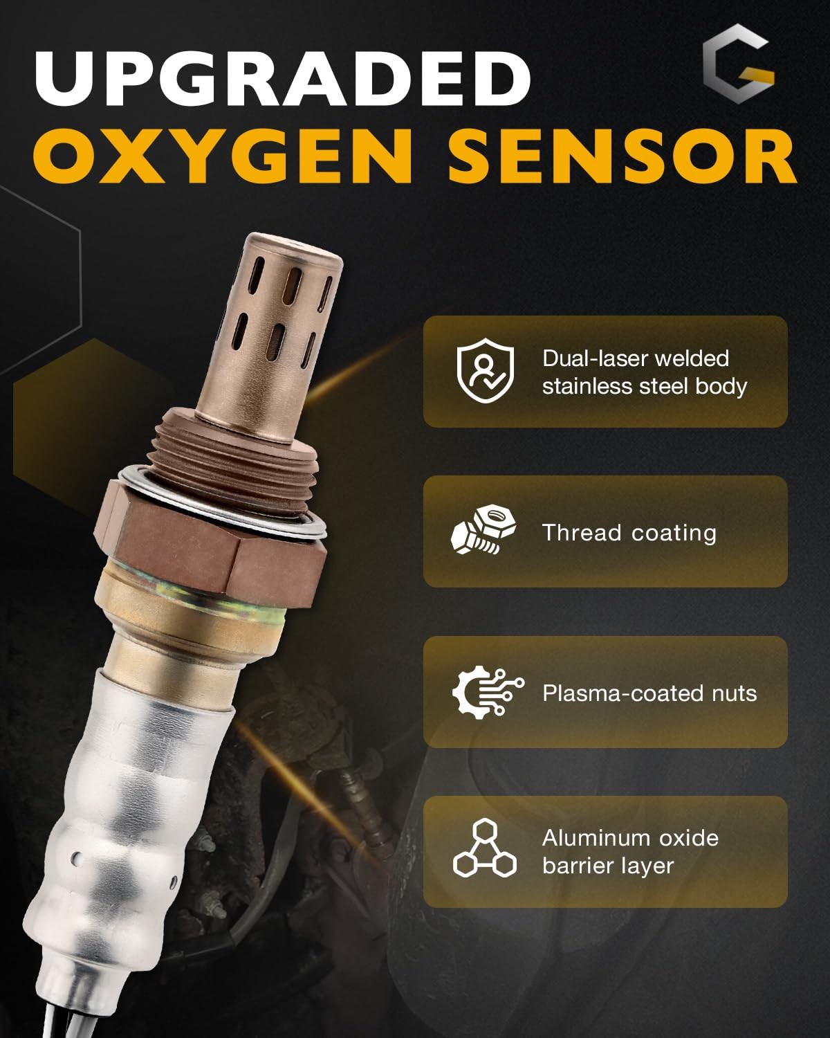 Oxygen Sensor Upstream Downstream O2 2Pcs For Ford Mazda Lincoln