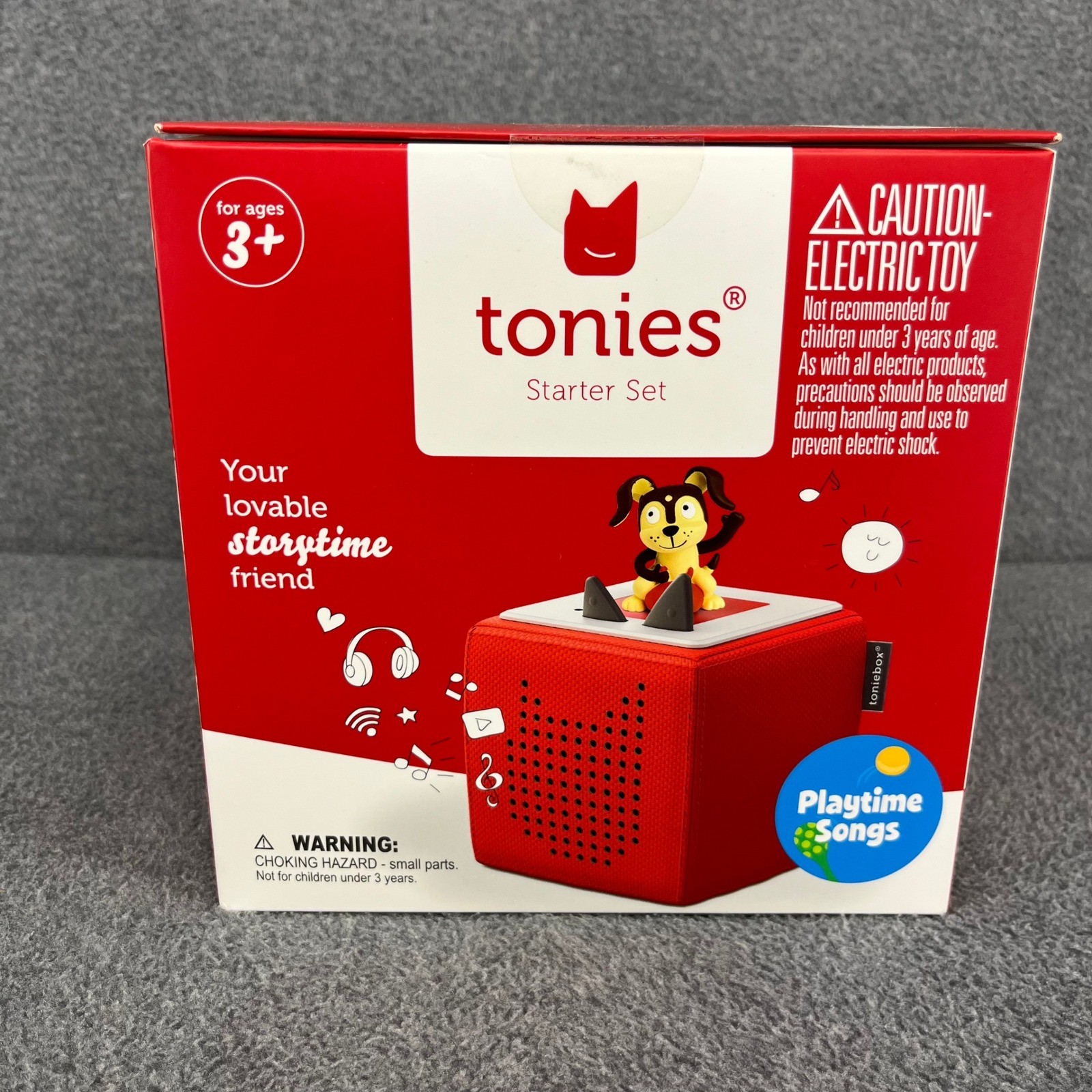 Tonies Toniebox Starter Set Red Kids Bundle 7 Figures Mickey Peppa Thomas New