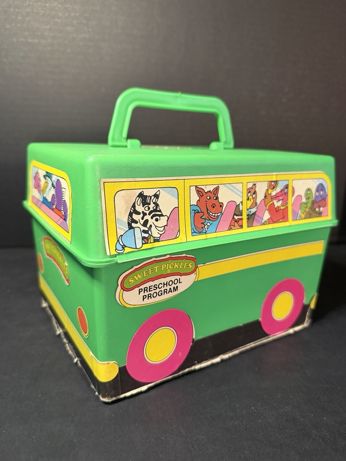 1981 Sweet Pickles Preschool Program Activity Bus w/Cards & Games See Decription