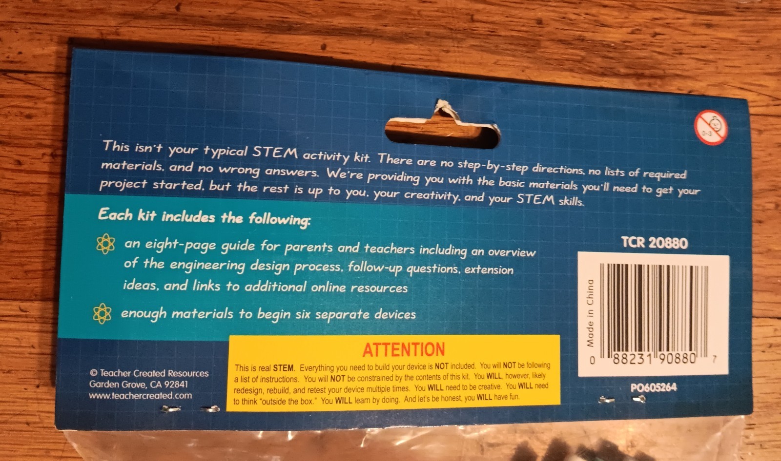 Teacher Created Resources STEM Ballon Cars Lot of 24 Kits NEW TCR20880