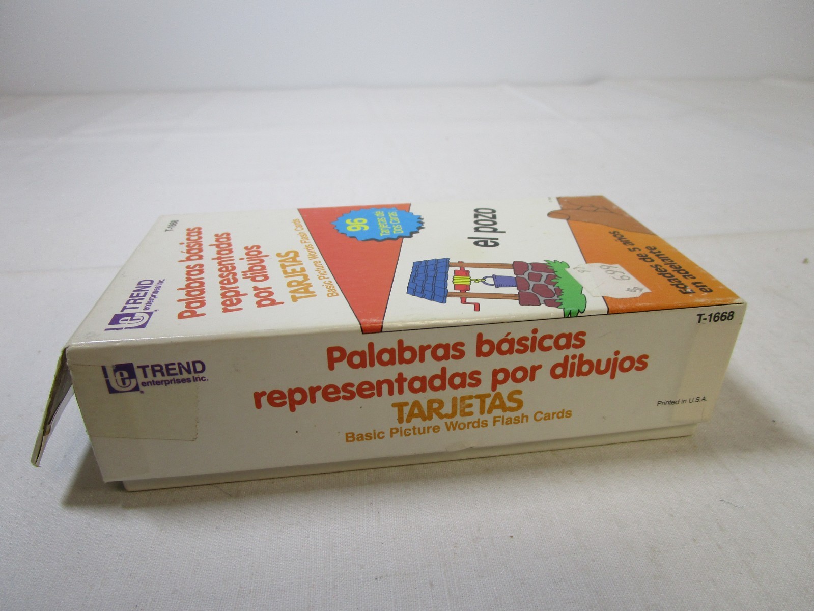 Vintage 1993 Trend Enterprises Inc Spanish Flash Cards T-1668
