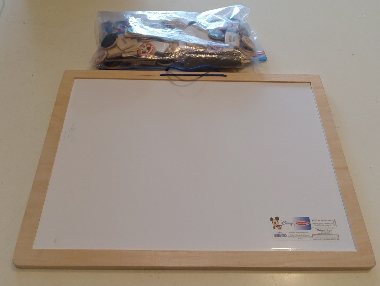 89 PC Disney Responsibility Chore Chart – Magnetic Mickey Mouse, Goofy, Donald *