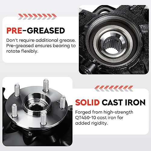 Steering Knuckle & Wheel Bearing Hub Assembly for Honda Civic 2006 Front Right