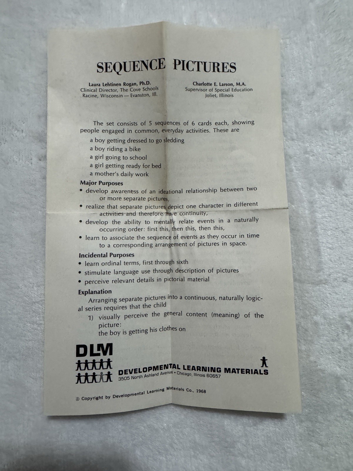 Vintage DLM Developmental Learning Materials Association Picture Cards 1