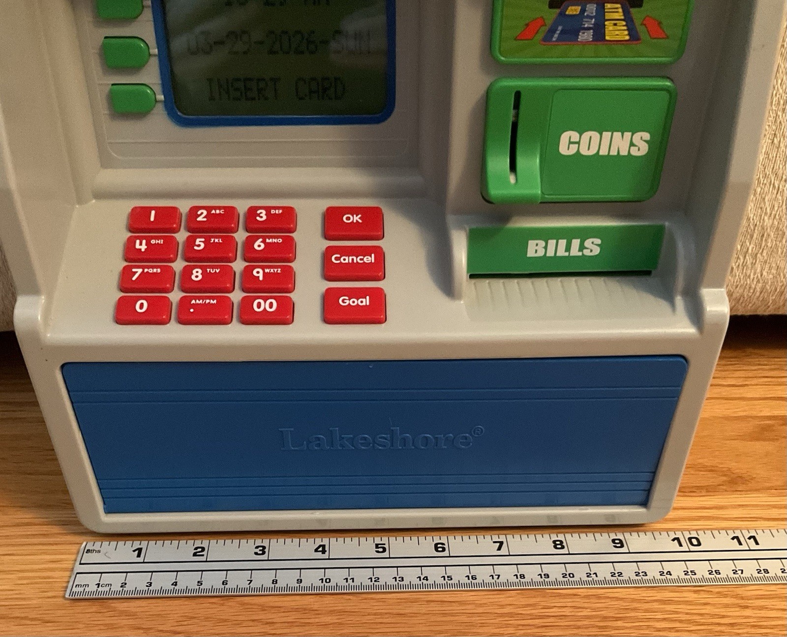 Lakeshore Learning Real Working ATM BANK w/ Card, Money, Instructions WORKING