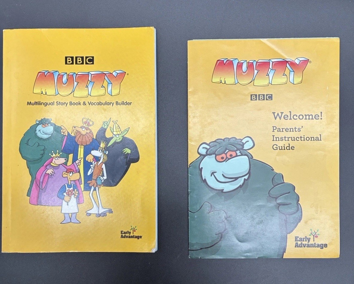 Muzzy BBC DVDS BOOK Multilingual 7 Disk Box Set