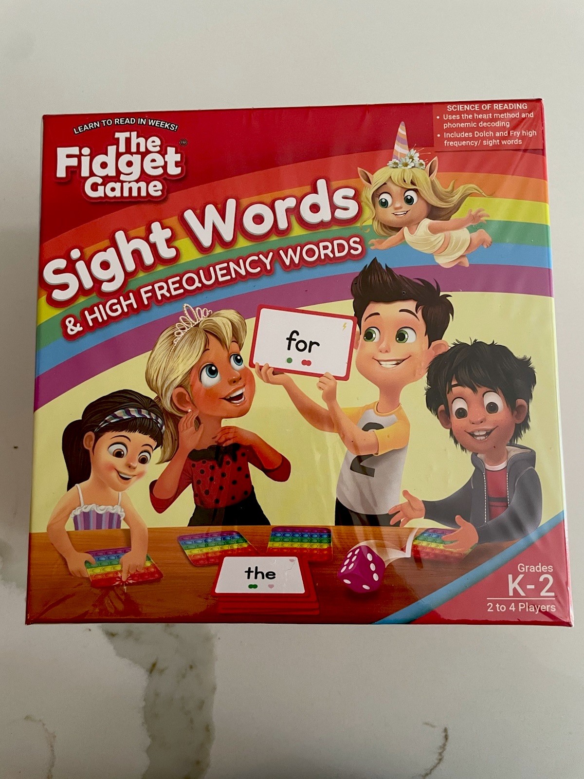 The Fidget Game – Sight Words & High Frequency Words – K to Grade 2 (New)