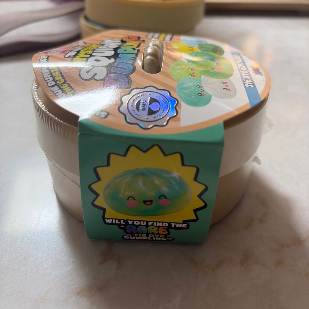 UNOPENED REAL RMS Crazy Fun Squishy Bun Tie dye editionMystery Dumpling SEALED!