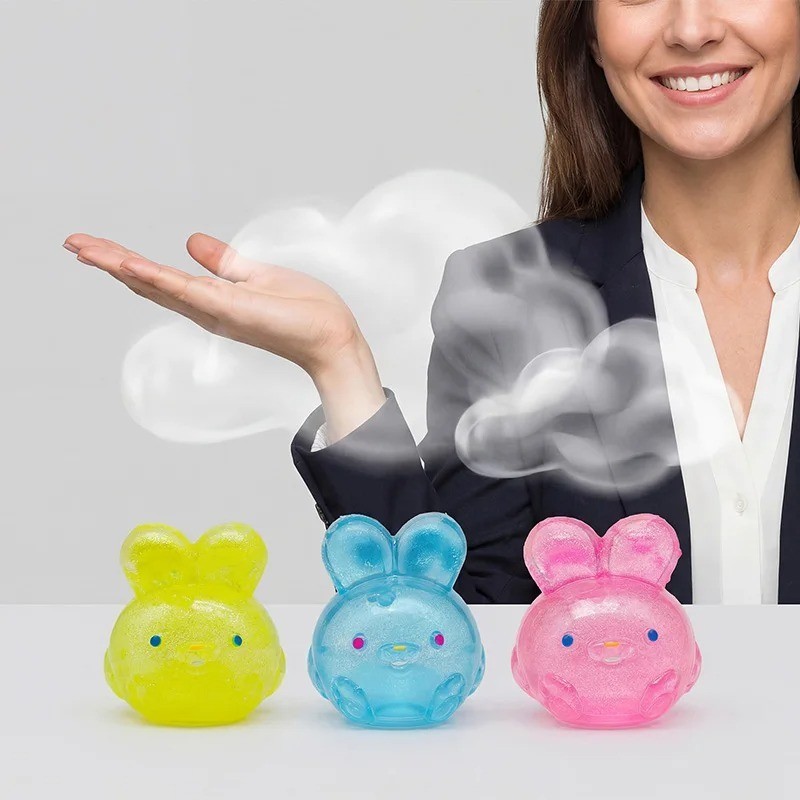 Jelly Hops Scented Easter Super Solid Squish Bunny rabbit Stress Toy