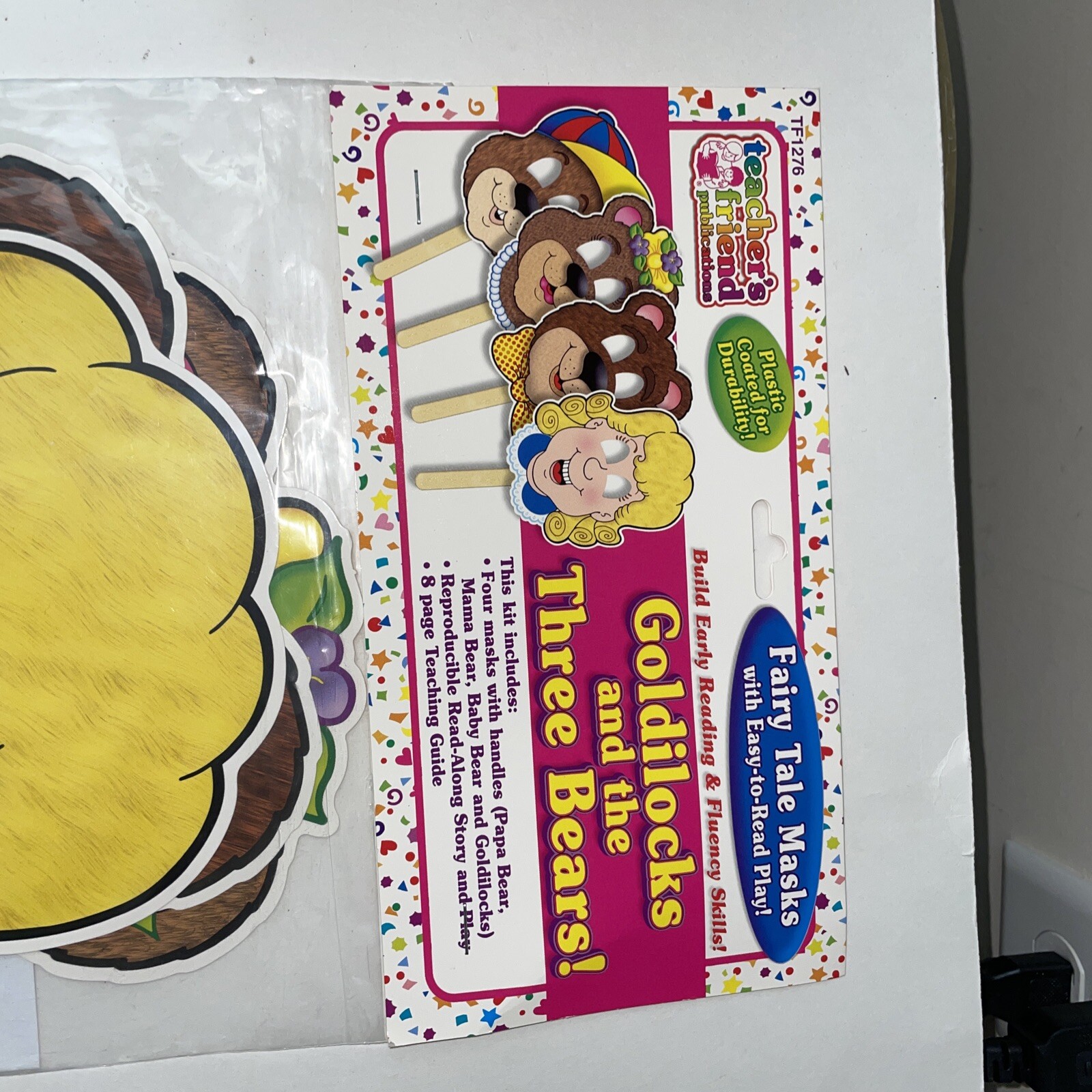 Goldilocks and the Three Bears Masks Fairy Tales Scholastics Teachers Friend #4